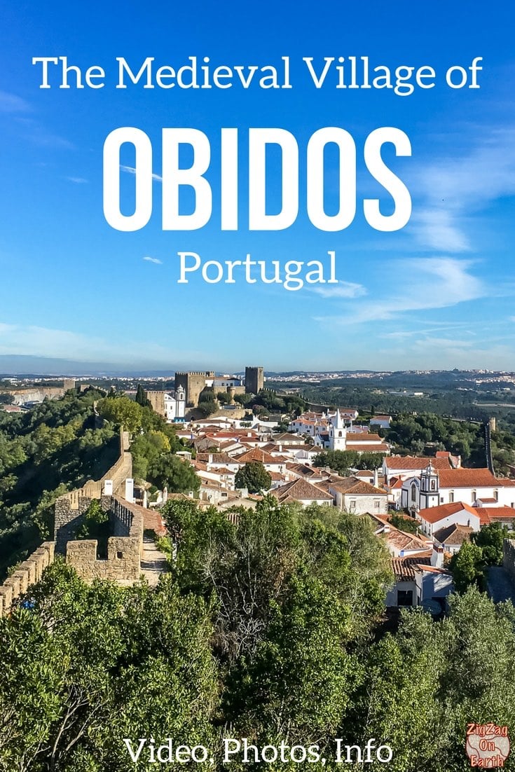 Pin Castelo de Obidos Castle - things to do in Obidos Portugal Travel Guide