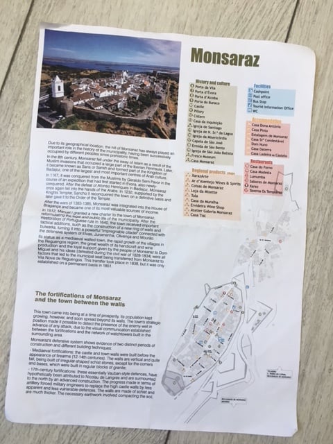 Monsaraz Map