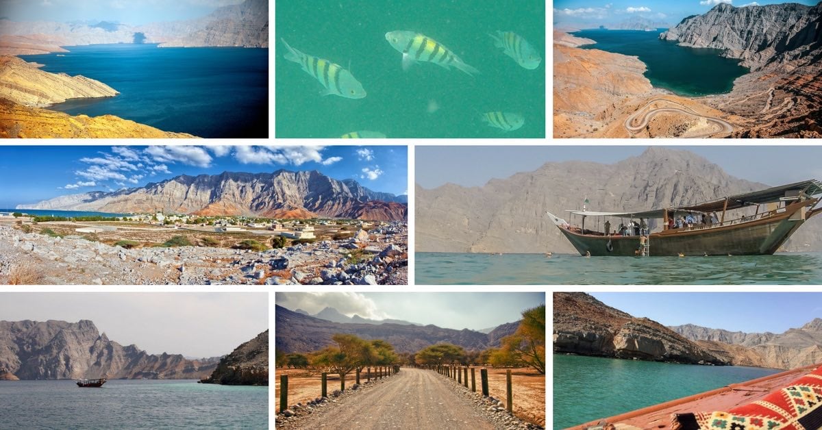Musandam-krydstogt - Musandam-halvøen - Oman Musandam Dibba