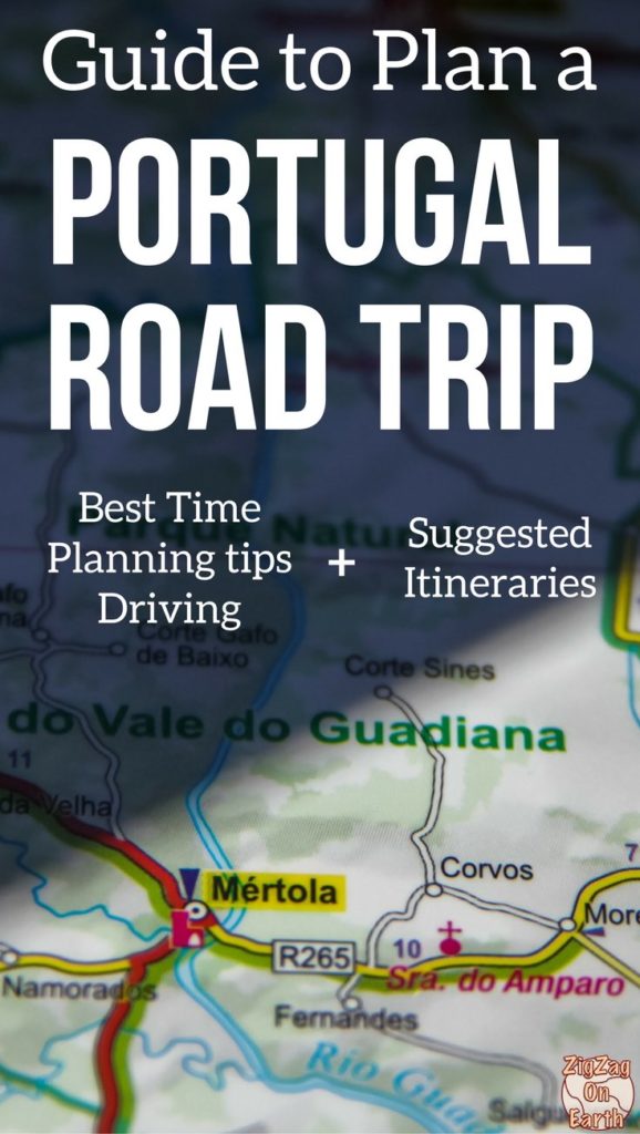 Map Road Trip Portugal Itinerary Map - Roadtrip Portugal Travel