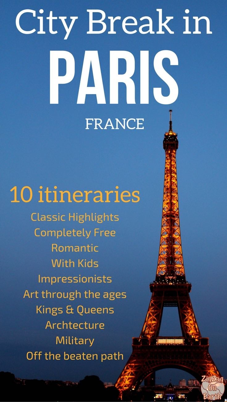 3 days in Paris (France) - 10 itineraries + tips