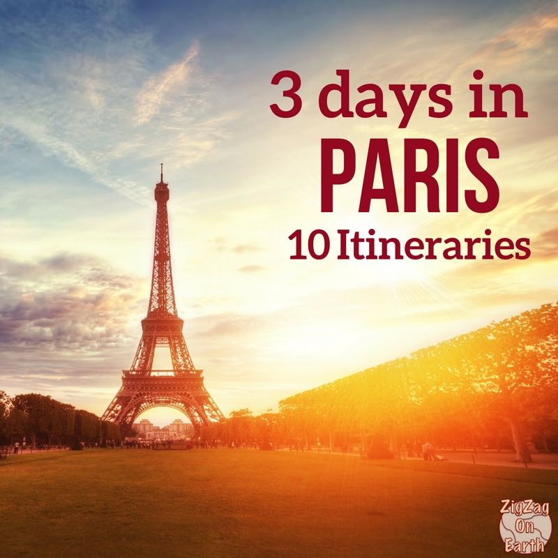 Three days in Paris Itinerary - Travel Paris in 3 days itinerary 2 (1)