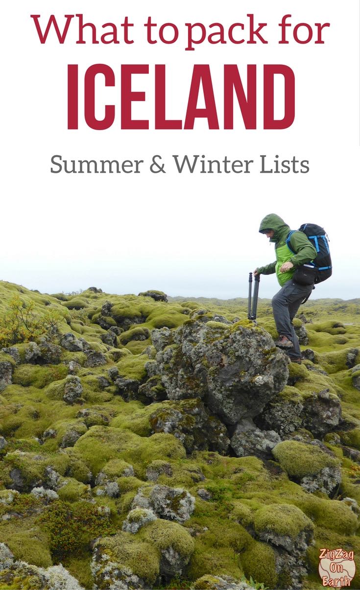 Pin3 What to pack for Iceland list - what to wear in Iceland Travel Guide