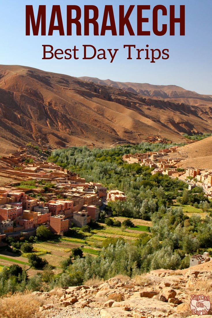 Pin Best day trips from Marrakech Desert Tours - Morocco Travel Guide