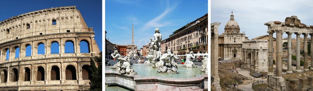 Rome stop on itinerary Europe trip by train