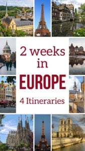 Travel Europe trip itinerary 2 weeks