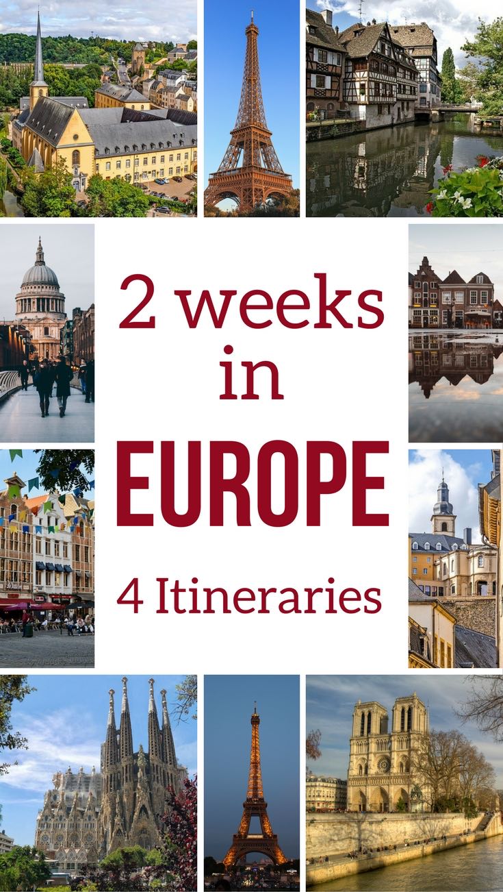 2 weeks travel europe