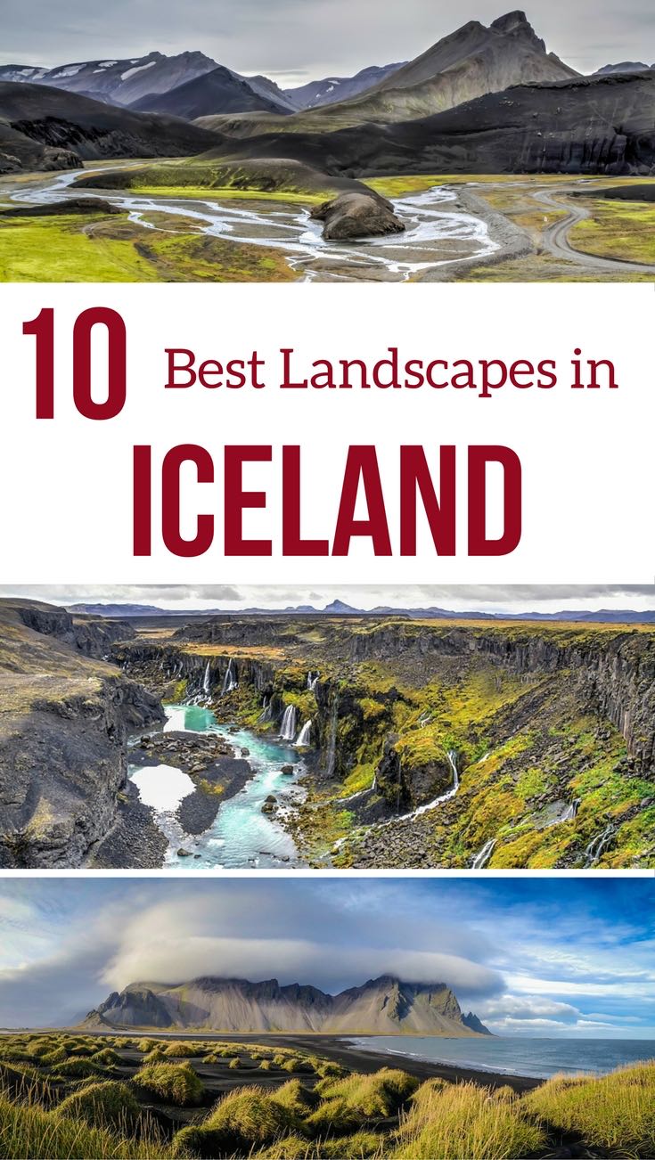 de bästa landskapen på Island