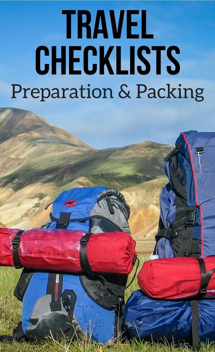 travel packing checklist carry on - must have travel times