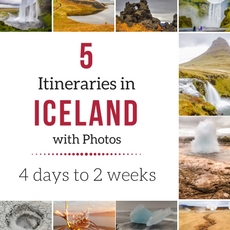 Travel guide Iceland itinerary