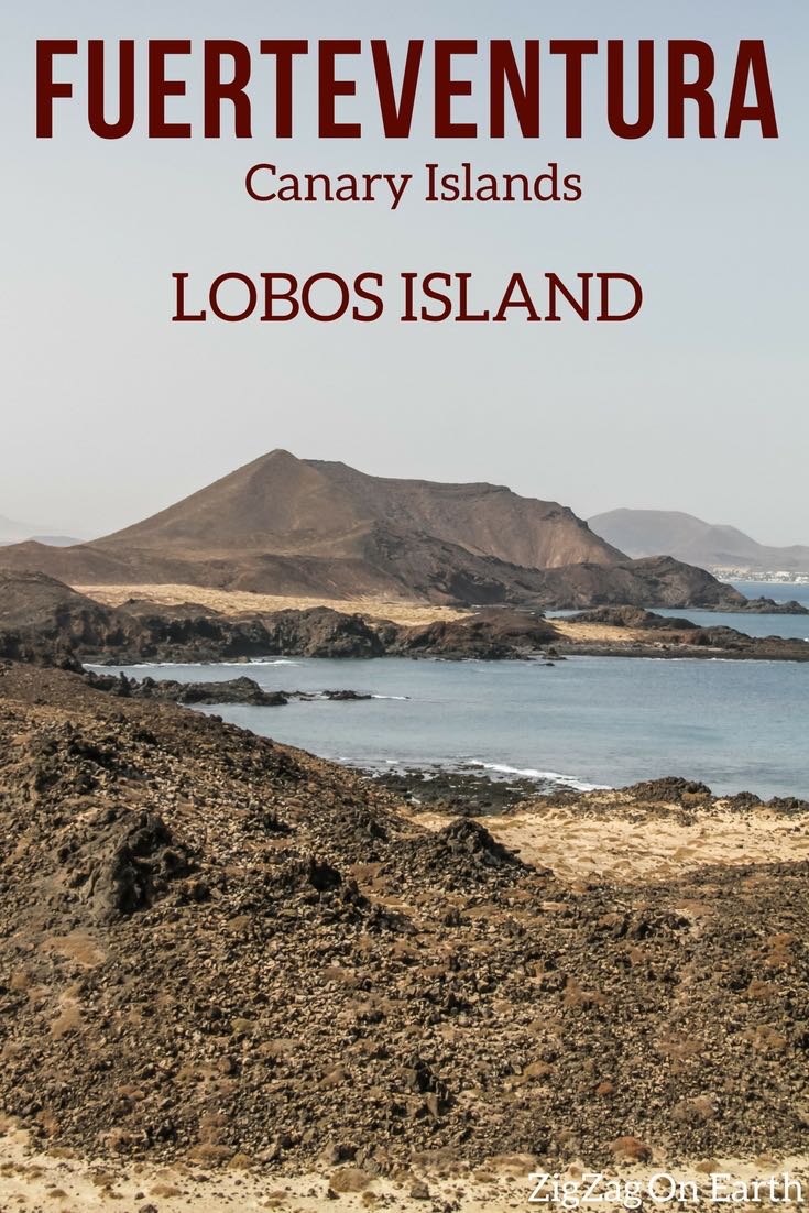 Pin Lobos island Fuerteventura travel Canary islands