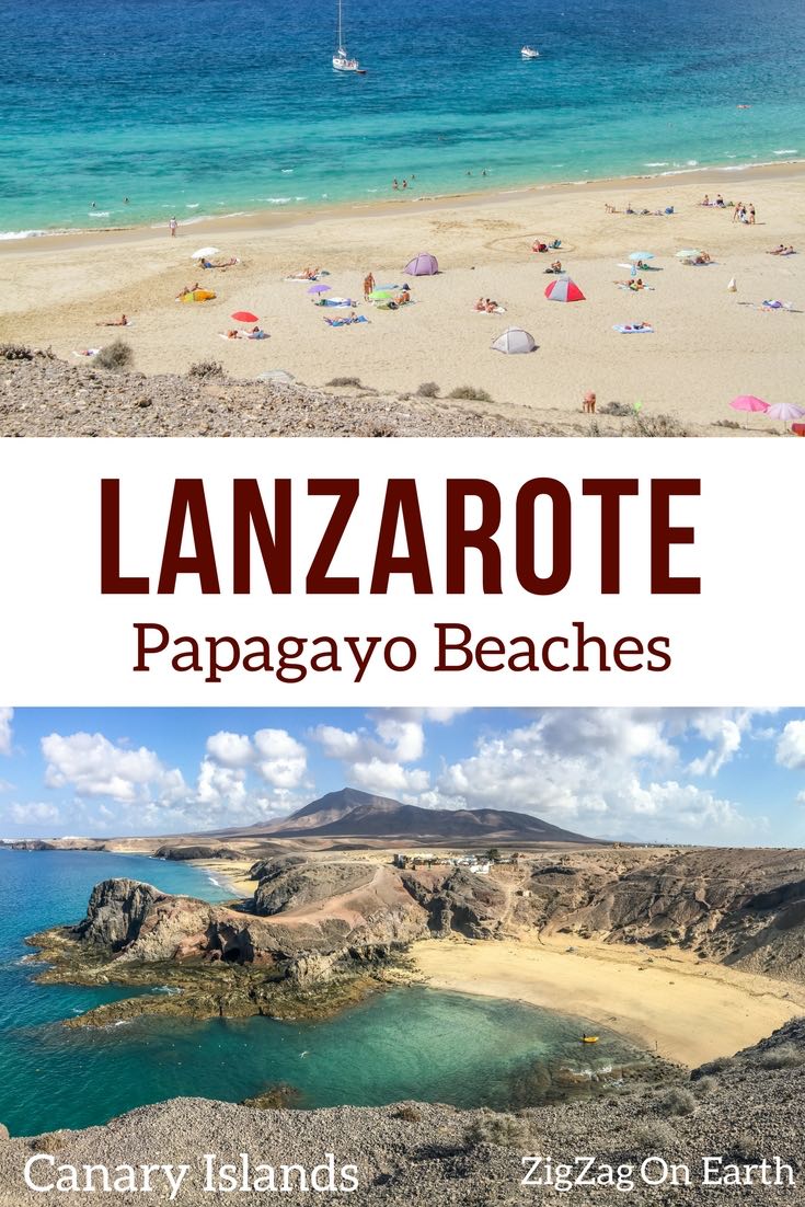 Pin2 Playa de Papagayo beach Lanzarote Travel Canary islands