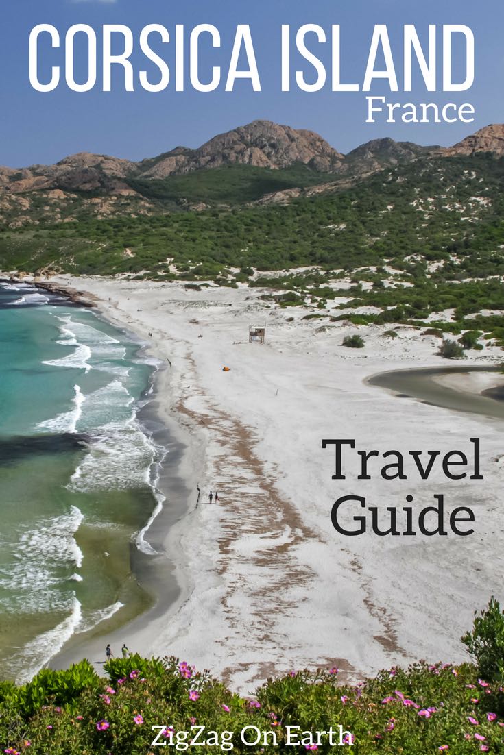 Corsica travel guide france Pin