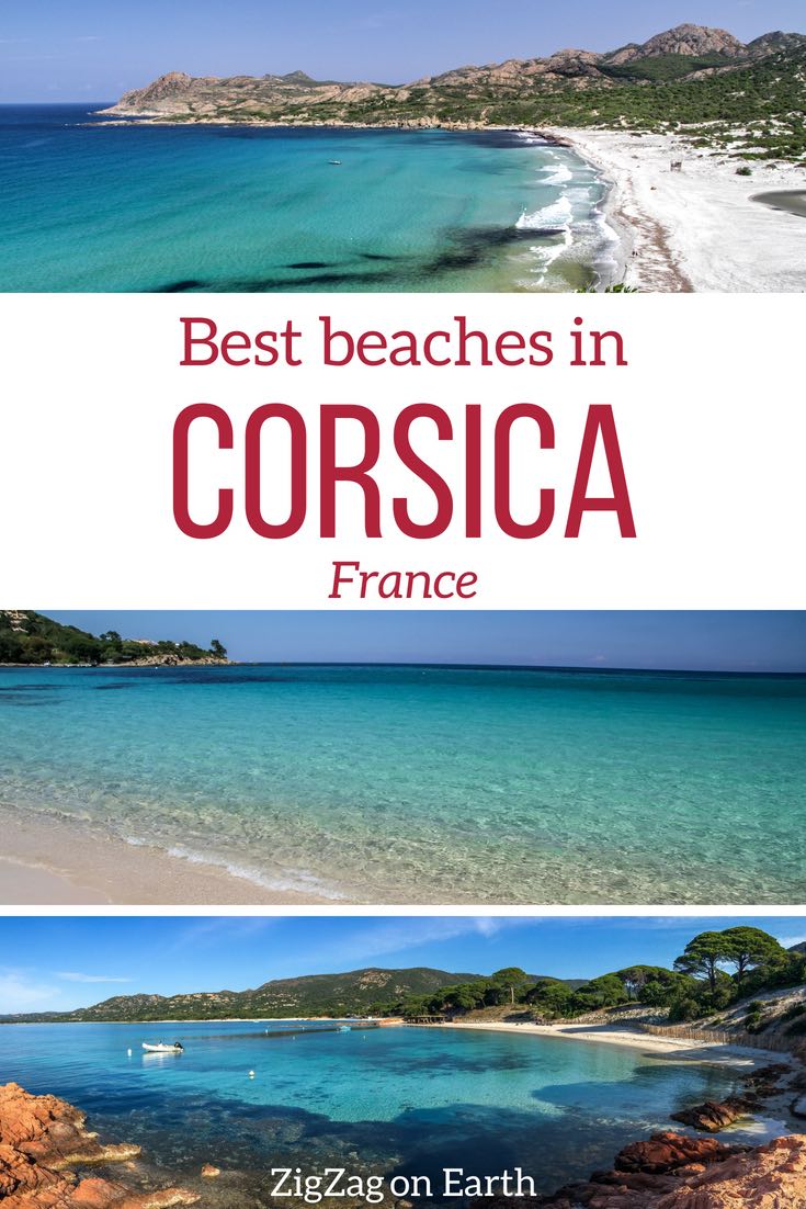 Pin Best Corsica beaches Travel France
