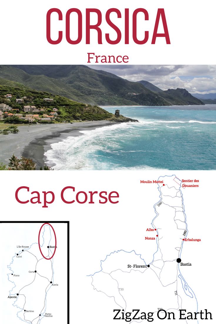 Pin Cap Corse Corsica Travel France