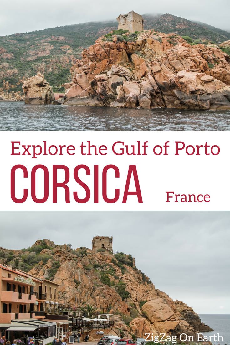 Pin Gulf of Porto Corsica travel France