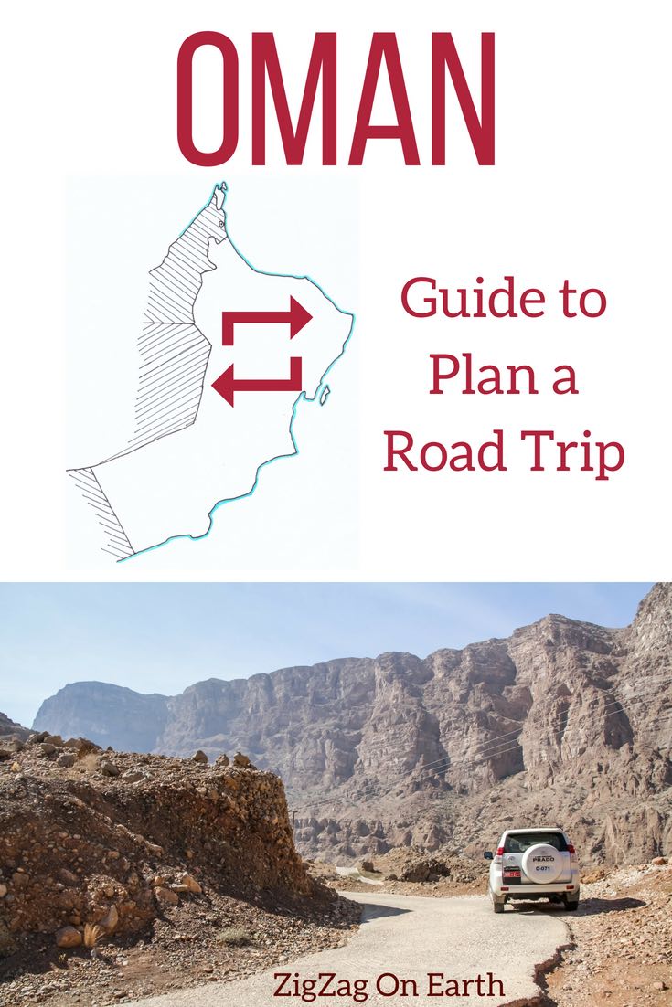 road trip Oman itinerary