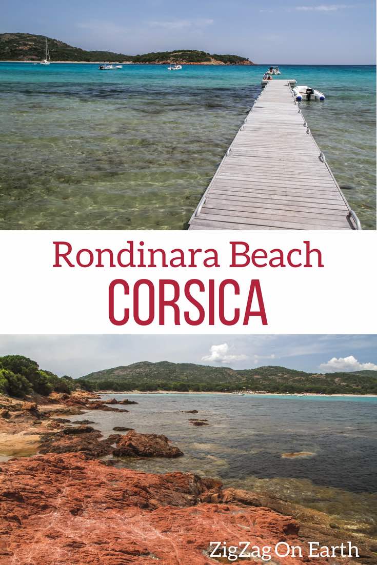 Pin Rondinara Beach Corsica Travel