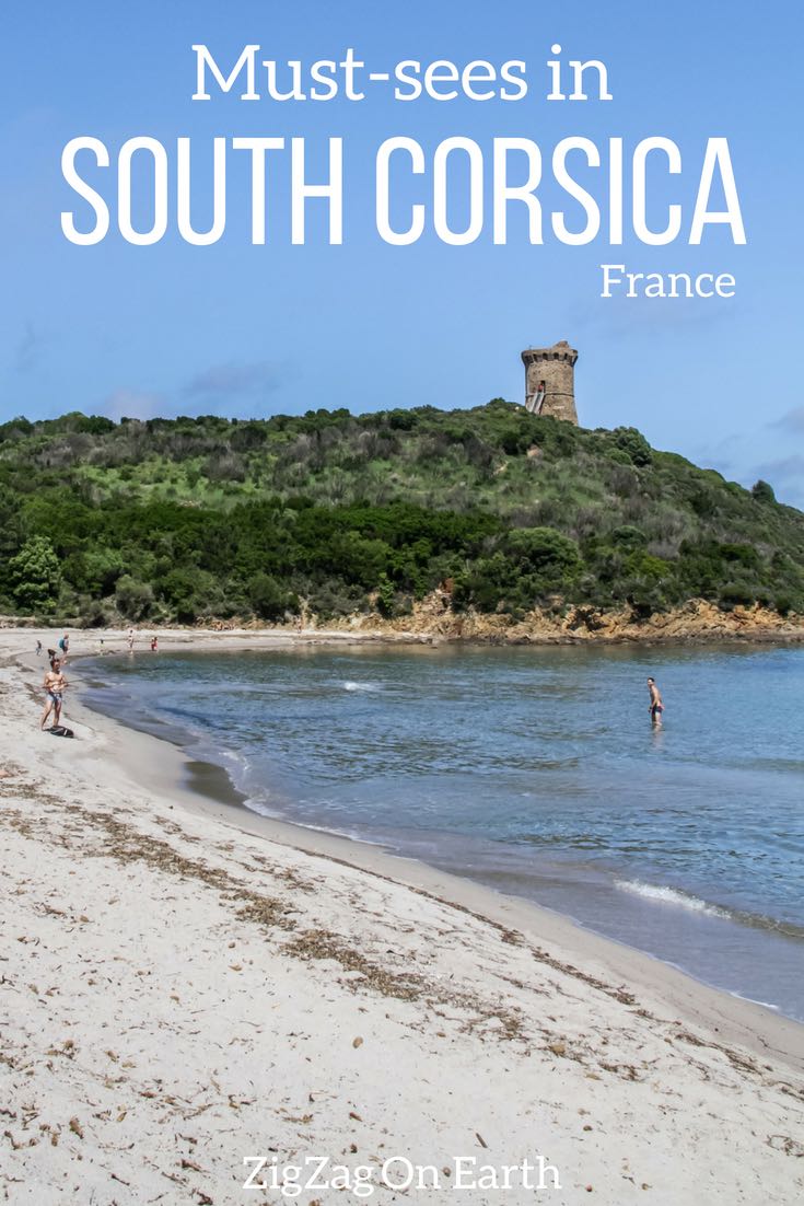 Pin South Corsica Porto Vecchio Corsica Travel