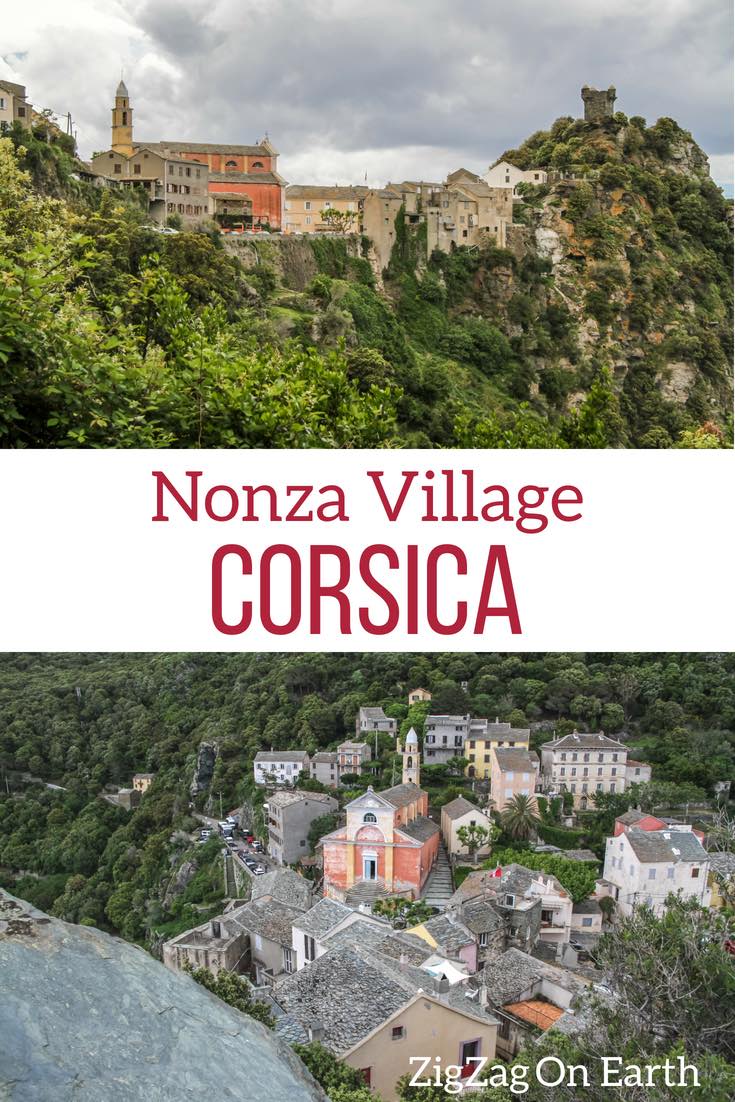Pin village Nonza Corsica Travel