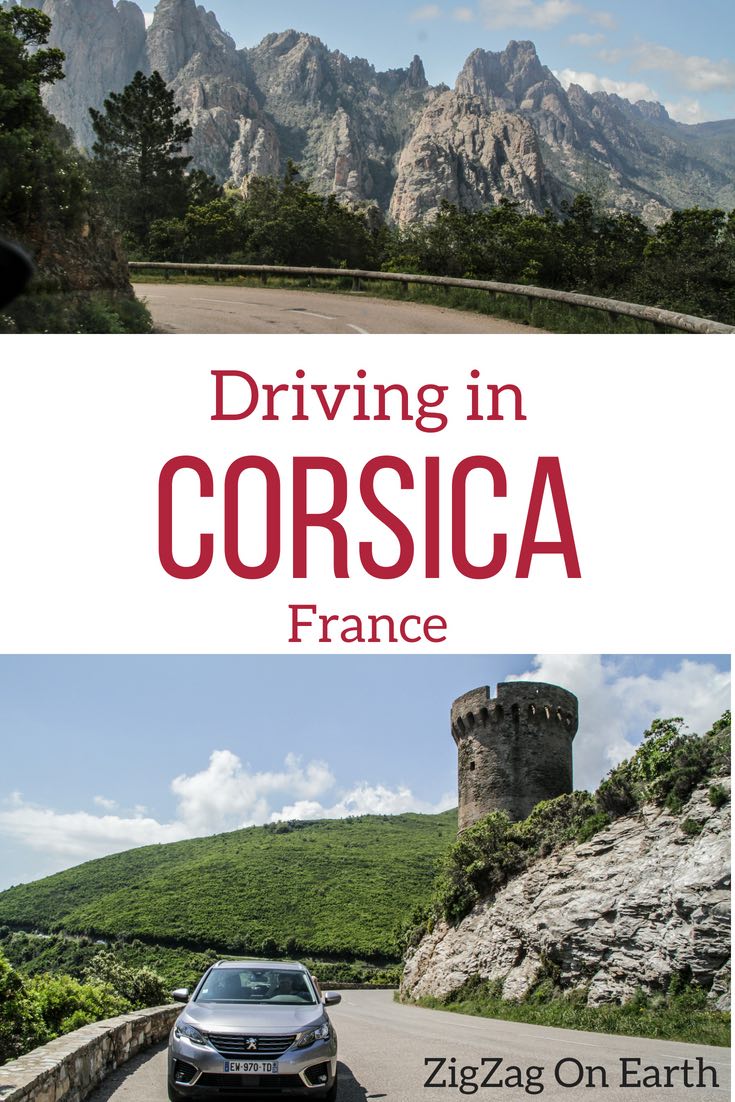 Pin2 Rent a car Driving in Corsica Travel