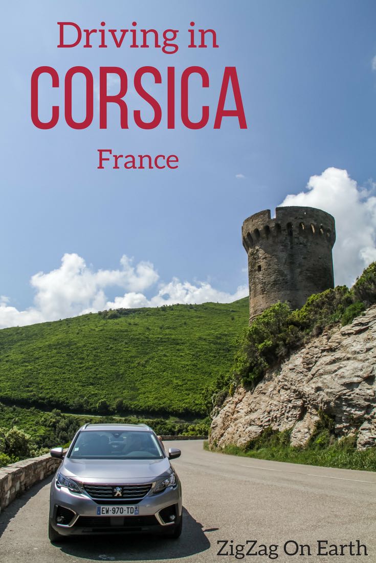 Rent a car Driving in Corsica Travel France