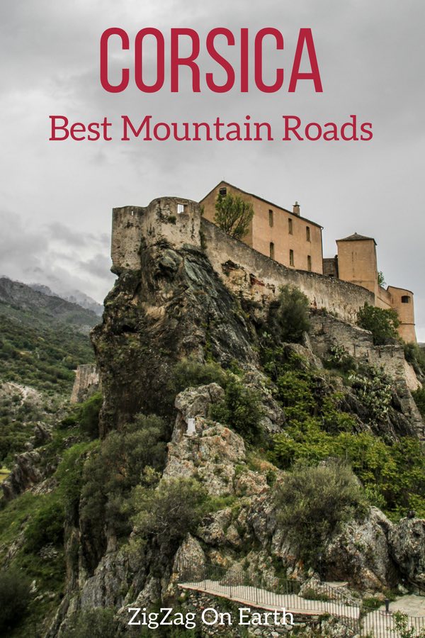 Pin Mountains in Corsica best drive