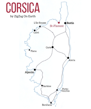 Saint Florent Corsica Map