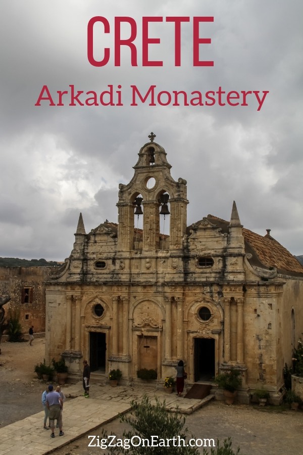 Arkadi monastery Crete Travel Pin2