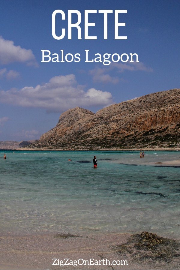 Balos lagoon crete boat Gramvousa island crete travel Pin