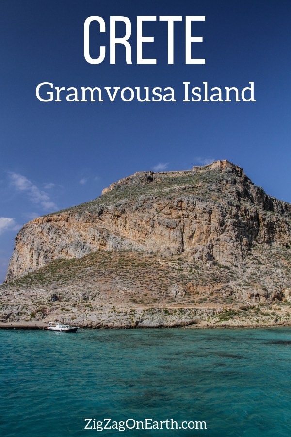 Balos lagoon crete boat Gramvousa island crete travel Pin2