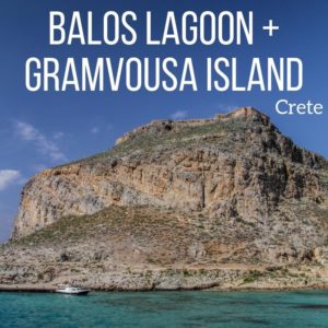 Balos lagoon crete boat Gramvousa island crete travel guide