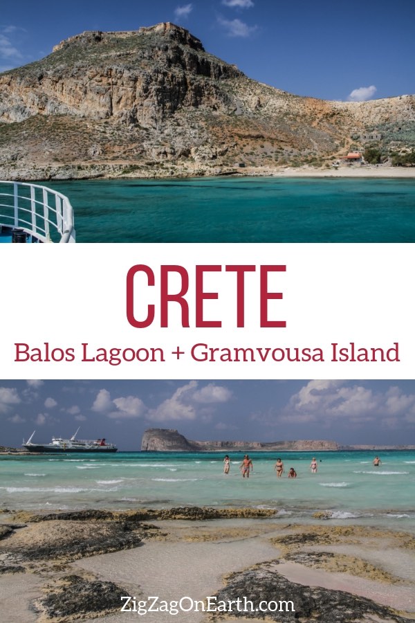 Balos lagoon crete boat Gramvousa island crete travel
