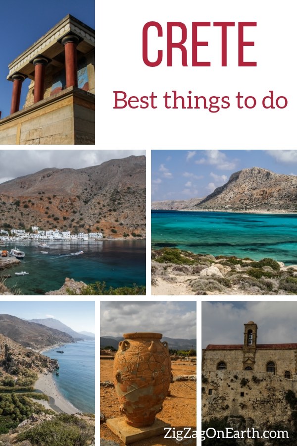 Best things to do in Crete travel Pin