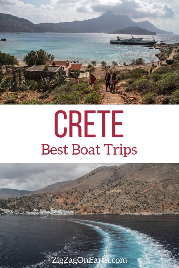 Boat tours from Crete travel Pin
