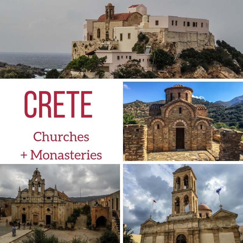Churches Monasteries in Crete Travel guide