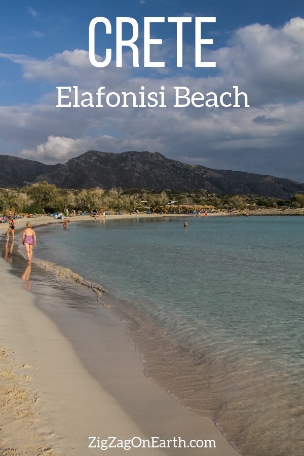 Elafonisi beach crete travel Pin