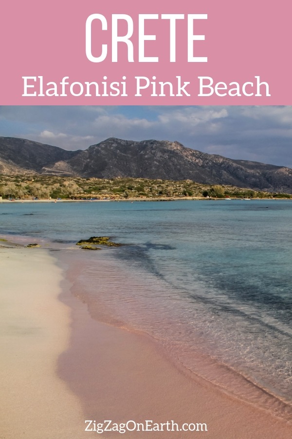 Elafonisi beach crete travel Pin2