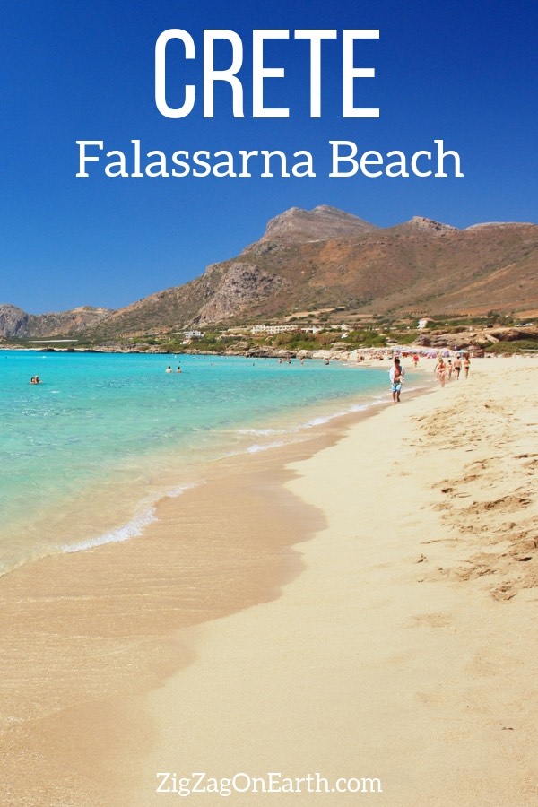 Falassarna beach crete travel Pin2