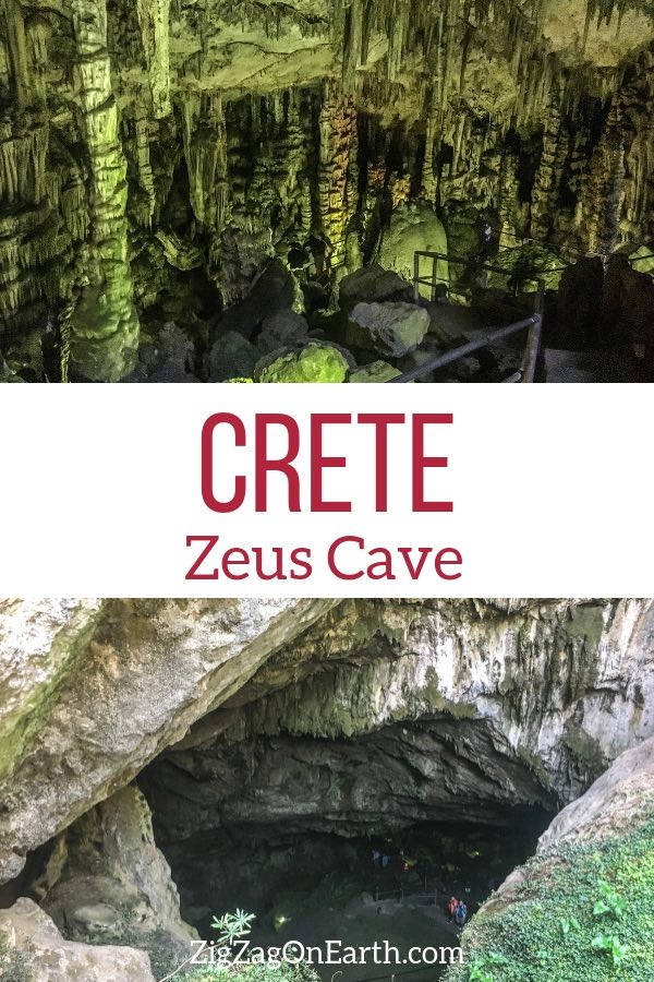 Psychro Zeus cave Crete Travel Pin