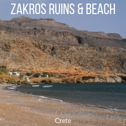 Ruins Beach Kato Zakros Crete Travel guide
