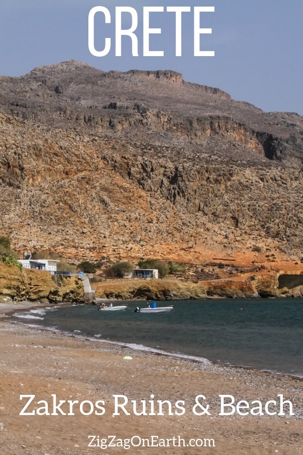 Ruins Beach Kato Zakros crete travel