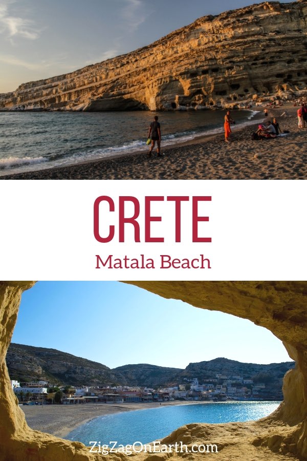 beach Matala crete travel
