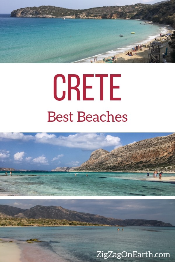best beaches in Crete travel Pin2
