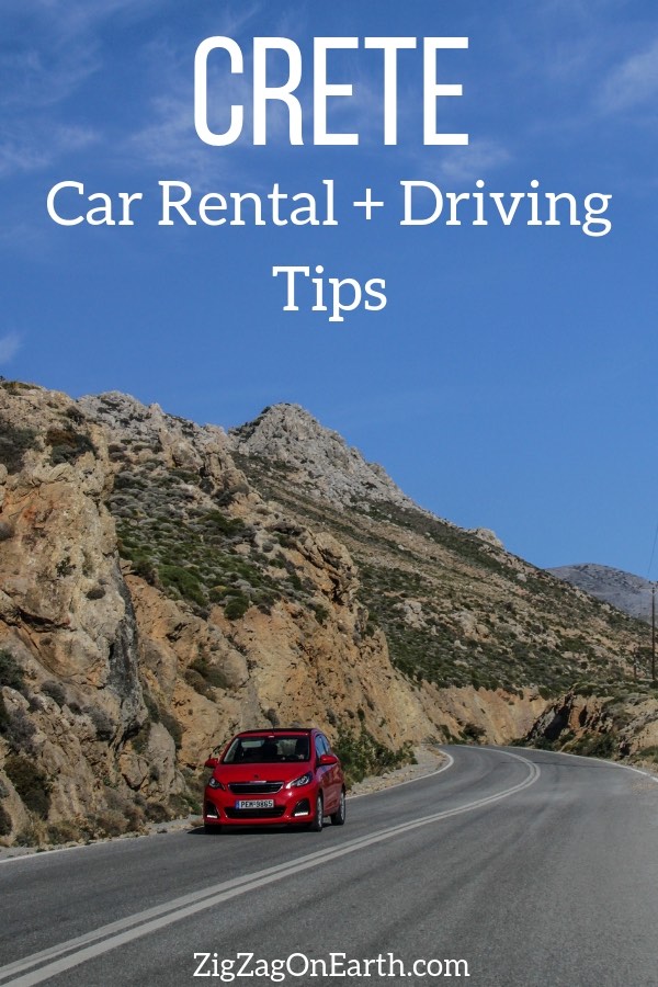 car hire driving in Crete Travel Pin2