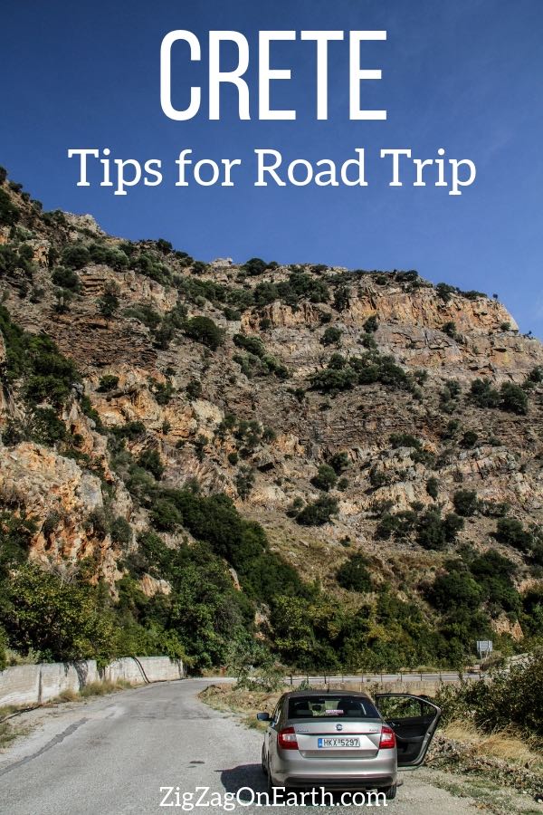 itinerary road trip Crete Travel Pin2