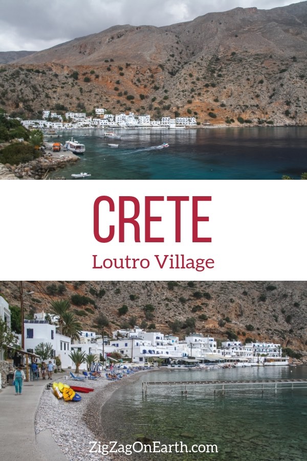 village loutro crete travel