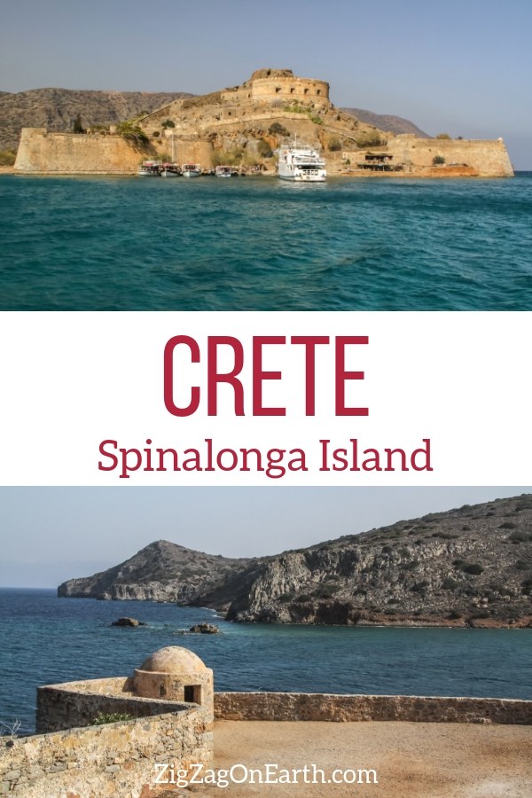 visit Spinalonga Island Crete Travel Pin
