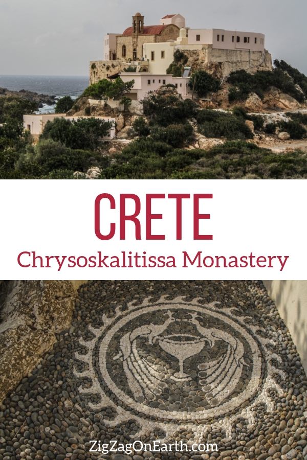 Chryssoskalitissa Monastery Crete Travel Pin
