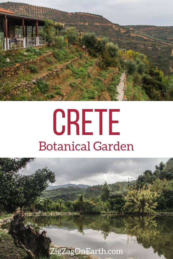 Crete Botanical Garden Crete Travel Pin
